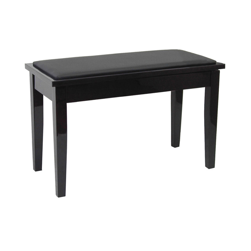 ACE 20 2C PE Fixed Height Piano Bench - Polished Ebony