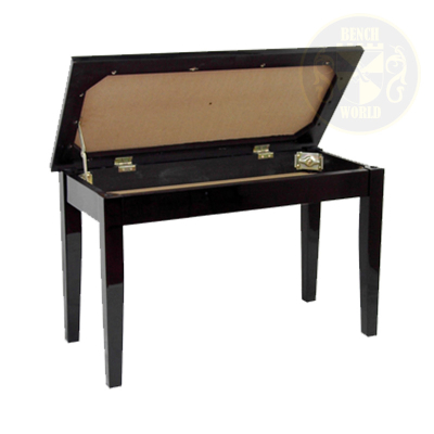 ACE 20 2C PE Fixed Height Piano Bench - Polished Ebony