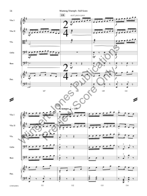 Mustang Triumph - Siegler - String Orchestra - Gr. 3