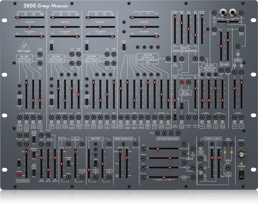 2600 GRAY MEANIE Special Edition Semi-Modular Analog Synthesizer