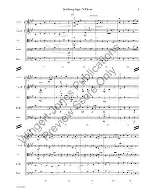 Sea Shanty Saga (A Miniature Suite) - Traditional/Arcari - String Orchestra - Gr. 3.5