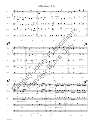 Sea Shanty Saga (A Miniature Suite) - Traditional/Arcari - String Orchestra - Gr. 3.5