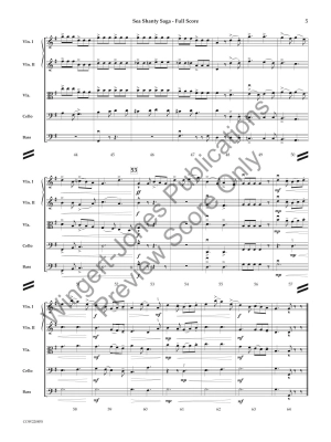 Sea Shanty Saga (A Miniature Suite) - Traditional/Arcari - String Orchestra - Gr. 3.5