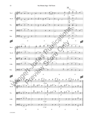 Sea Shanty Saga (A Miniature Suite) - Traditional/Arcari - String Orchestra - Gr. 3.5