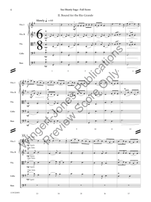 Sea Shanty Saga (A Miniature Suite) - Traditional/Arcari - String Orchestra - Gr. 3.5