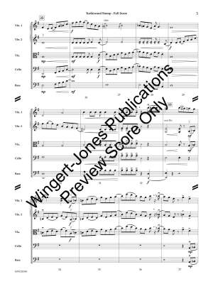 Turtlewood Stomp - Gelfer - String Orchestra - Gr. 4.5