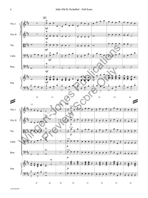 Jolly Old St. Pachelbel - Putnam - String Orchestra - Gr. 1.5