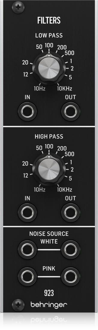 Module-filtre analogique 923 Dual pour Eurorack