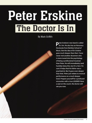Modern Drummer Legends: Peter Erskine - Frangioni - Drum Set - Book/Audio Online