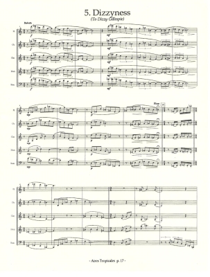 Aires Tropicales - D\'Rivera - Woodwind Quintet - Score/Parts