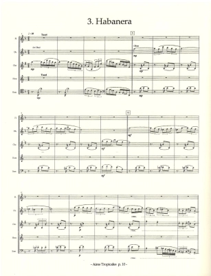 Aires Tropicales - D\'Rivera - Woodwind Quintet - Score/Parts