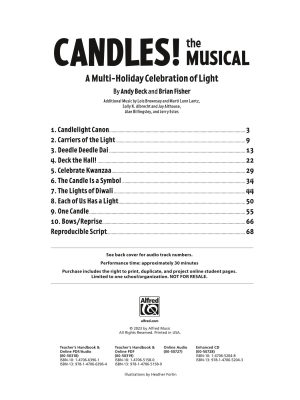 Candles! The Musical: A Multi-Holiday Celebration of Light - Beck/Fisher - Teacher\'s Handbook/Media Online