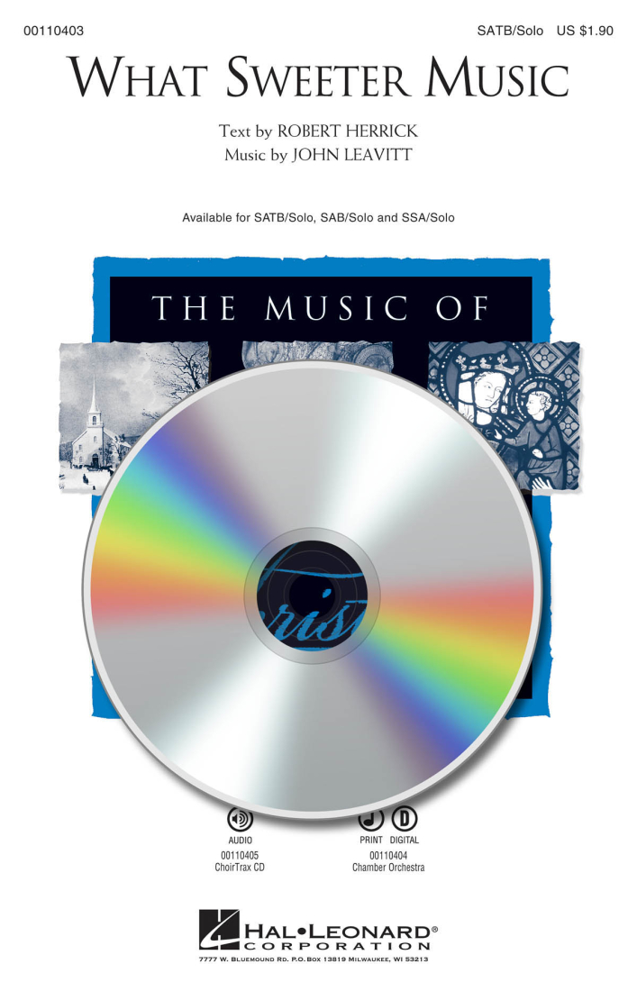 What Sweeter Music - ChoirTrax CD