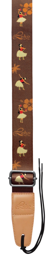 Colourful Ukulele Strap - Art Dancing Hula Girls