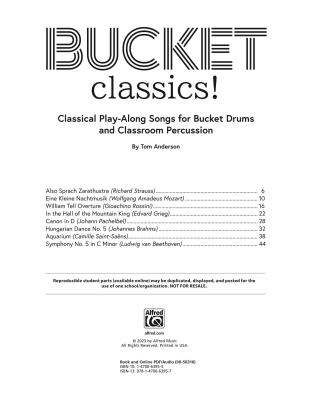 Bucket Classics! - Anderson - Bucket Drums - Book/Media Online