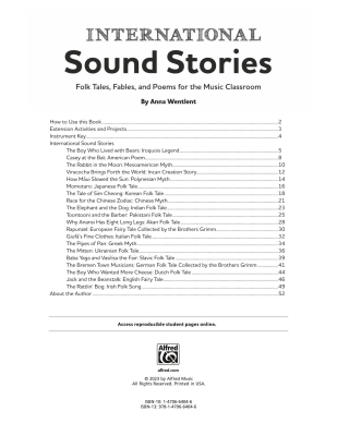 International Sound Stories - Wentlent - Classroom - Book/PDF Online