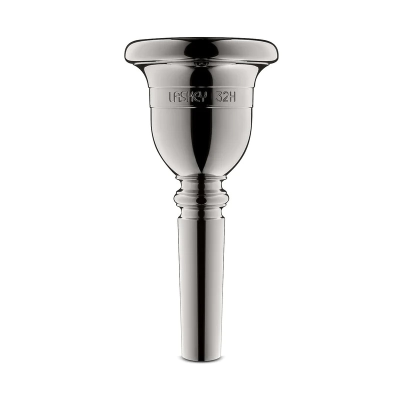 Silver-Plated Tuba Mouthpiece - 32H, American Shank