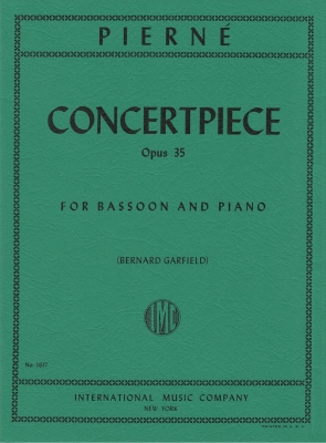 International Music Company - Concertpiece, opus35 Pierne, Garfield Basson et piano Partition individuelle