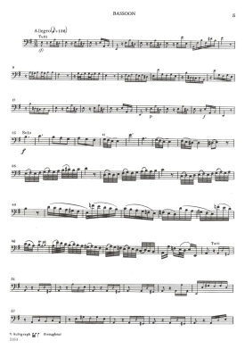 Concerto in E minor, RV 484 - Vivaldi/Sharrow - Bassoon/Piano - Sheet Music