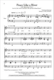 Peace Like a River - Traditional/Raney - SATB