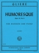 International Music Company - Humoresque, Opus 35, No. 8 - Gliere\/Kovar - Bassoon\/Piano - Sheet Music