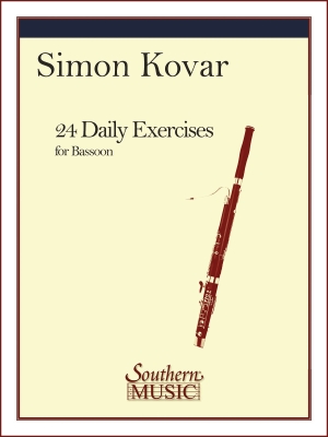 Southern Music Company - 24 Daily Exercises - Kovar - Bassoon - Book