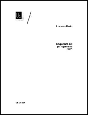 Universal Edition - SequenzaXII pour basson (1997) Berio Partition individuelle