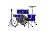 Comet 5-Piece Drum Kit (18,10,12,14,SD) with Cymbals and Hardware - Indigo Blue