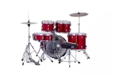 Comet 5-Piece Drum Kit (18,10,12,14,SD) with Cymbals and Hardware - Infra Red