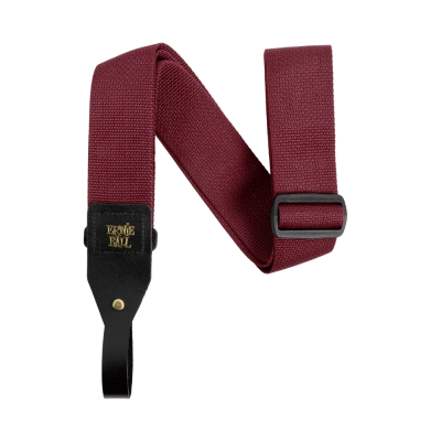 Ernie Ball - Acoustic Guitar Strap - Burgundy