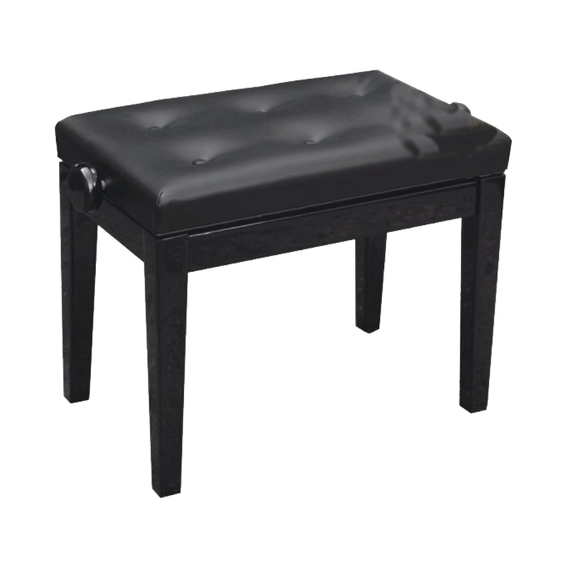 Sonata 1C PE Adjustable Piano Bench - Polished Ebony