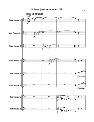 Old Toronto Suite (1999)- Francis - 8 Trombones - Score/Parts