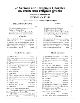 25 Serious and Religious Chorales for Trombone Quartet - Fuss/Cherry - Trombone Quartet - Score/Parts