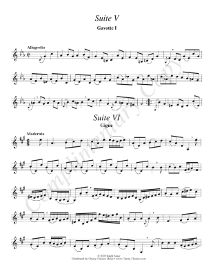 Unaccompanied Suites, BWV 1007-1012 - Bach/Sauer - Horn - Book