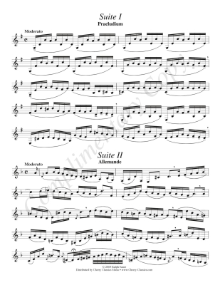 Unaccompanied Suites, BWV 1007-1012 - Bach/Sauer - Horn - Book