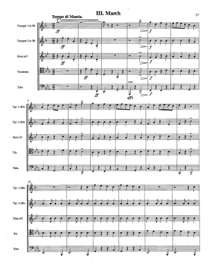 First Suite in E-flat - Holst/Bergler - Brass Quintet - Score/Parts