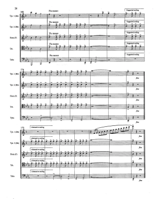 First Suite in E-flat - Holst/Bergler - Brass Quintet - Score/Parts