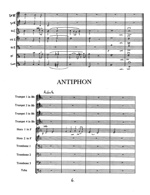 Ave Maria and Antiphon - Bruckner/Bergler - Brass Ensemble - Score/Parts