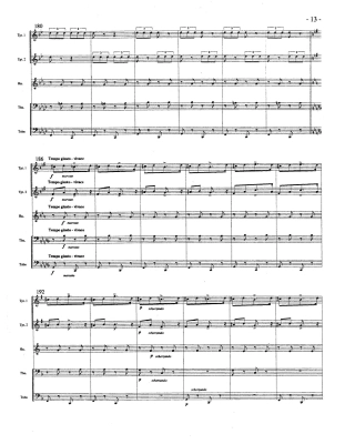 Hungarian Rhapsody No. 2 - Lizst/Bergler - Brass Quintet - Score/Parts