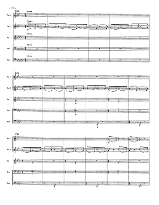 Hungarian Rhapsody No. 2 - Lizst/Bergler - Brass Quintet - Score/Parts