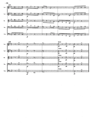 Hungarian Rhapsody No. 2 - Lizst/Bergler - Brass Quintet - Score/Parts