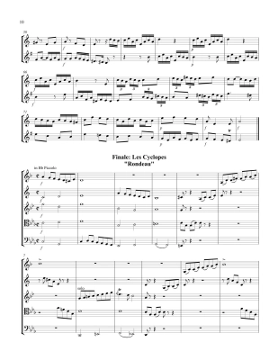 Suite in 6 Movements - Rameau/Bergler - Brass Quintet - Score/Parts