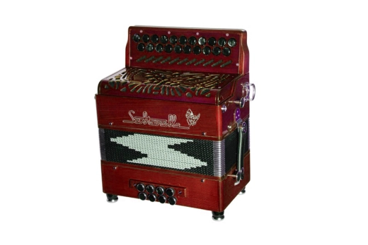 Aether III Diatonic Accordion - Natural Cherry