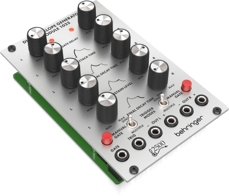 DUAL ENVELOPE GENERATOR MODULE 1033 Legendary 2500 Series Analog Envelope Generator Module for Eurorack