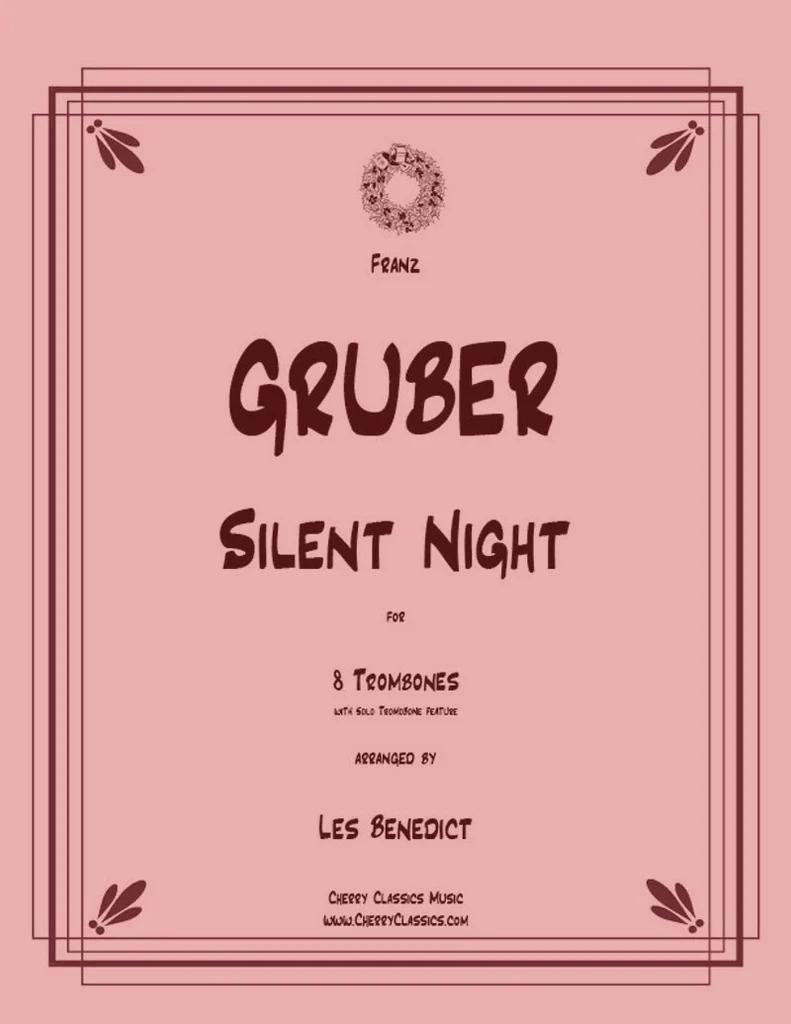 Silent Night - Gruber/Benedict - 8 Trombones - Score/Parts