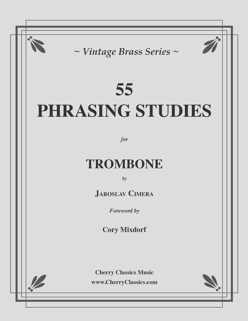55 Phrasing Studies - Cimera - Trombone - Book