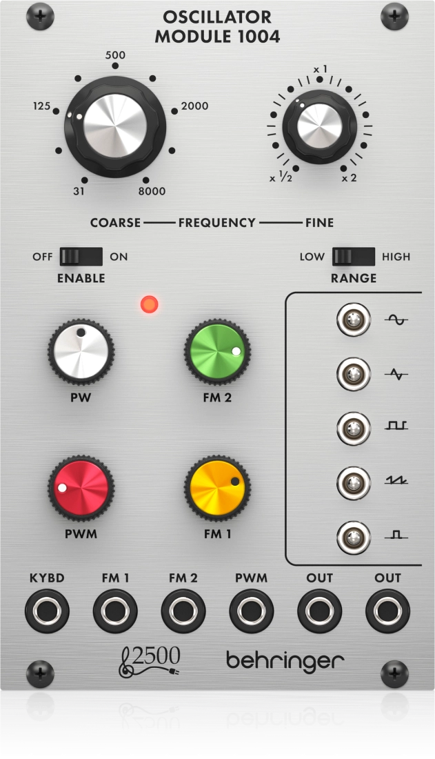 OSCILLATOR MODULE 1004 Legendary 2500 Series Dual Core VCO Module for Eurorack