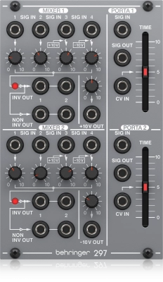 Behringer - 297 DUAL PORTAMENTO/CV UTILITIES Legendary Analog Portamento Controller and CV Utilities for Eurorack