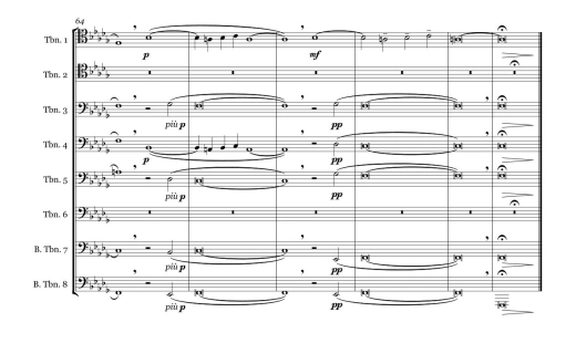 Adagio for Strings - Barber/Pugh - 8 Trombones - Score/Parts