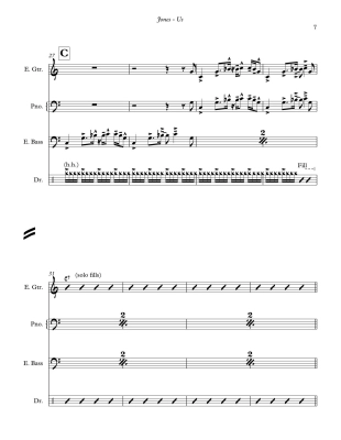 Us - Jones/Fletcher - Trombone Quintet/Rhythm Section - Score/Parts